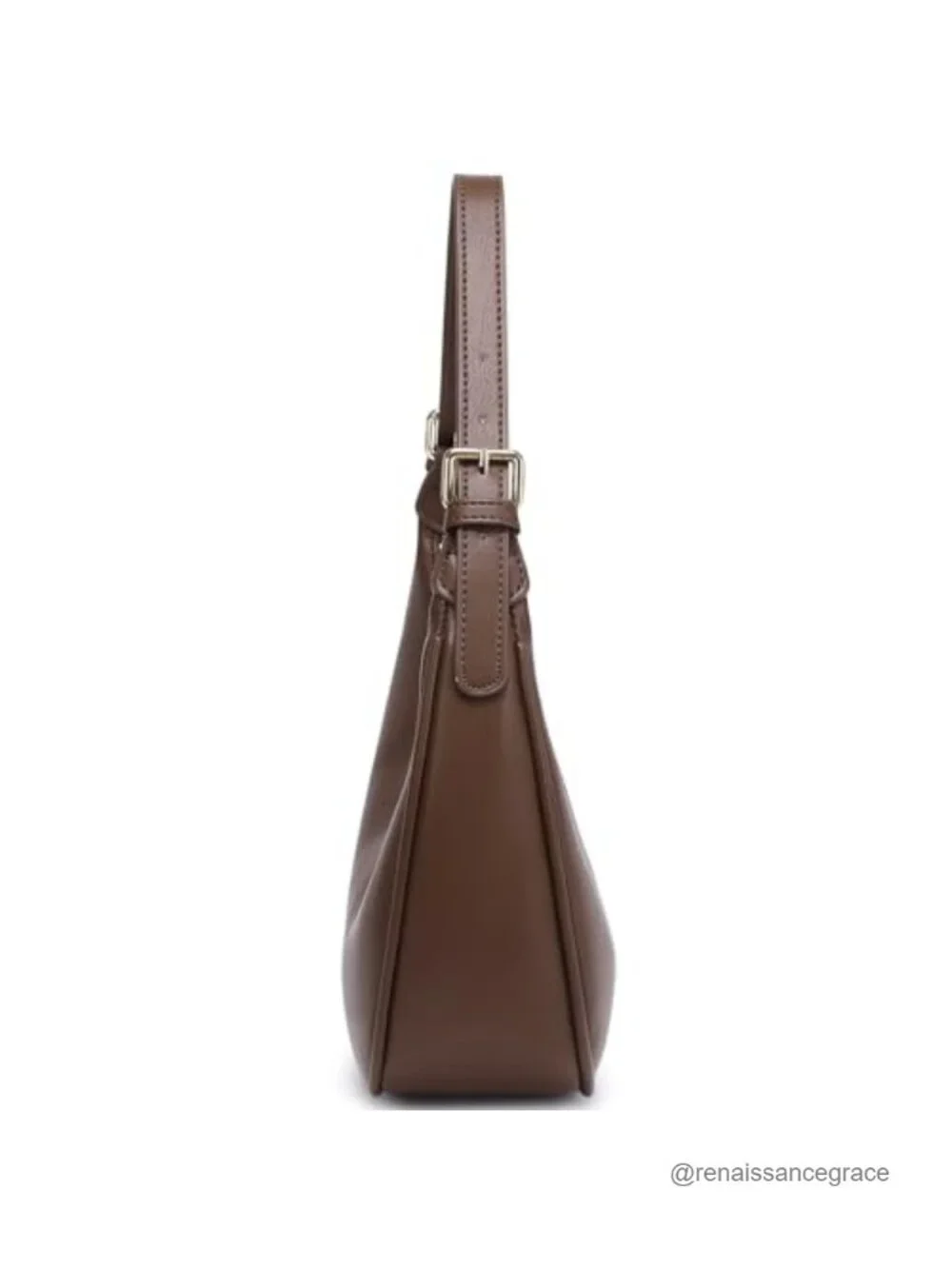 Faux Leather Crescent Hobo Crossbody Bag Women Trendy Purse Shoulder Handbag